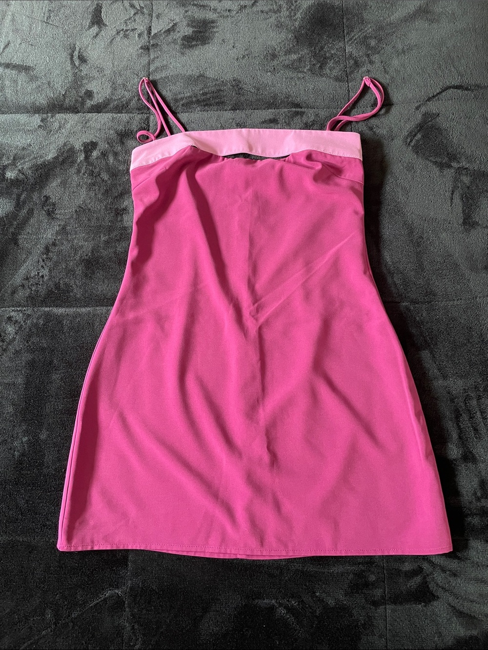 Le Lis Spaghetti Strap Mini Dress